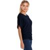 image:imageHybrid amp Company Womens Super Comfy Boat Neck Dolman Top ShirtNavy
