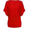 image:imageHybrid amp Company Womens Super Comfy Boat Neck Dolman Top ShirtRed
