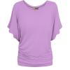 image:imageHybrid amp Company Womens Super Comfy Boat Neck Dolman Top ShirtLilac