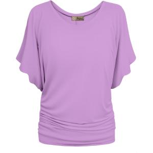 image:imageHybrid amp Company Womens Super Comfy Boat Neck Dolman Top ShirtLilac
