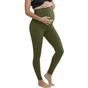 image:imageHybrid amp Company Womens Super Comfy Stretch Maternity Leggings Made in USA8826olive