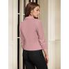 image:imageHybrid amp Company Womens Lightweight Casual Work Office Stretch Ponte Cardigan Blazer Jacket Made in USARose