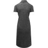 image:imageHybrid amp Company Womens Casual Short Sleeve Open Front Drape CardiganSs10474black