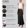image:imageHybrid amp Company Womens Silky Satin Maxi Skirt  Stretch High Waist Casual amp Office  Made in USABlack