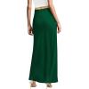 image:imageHybrid amp Company Womens Silky Satin Maxi Skirt  Stretch High Waist Casual amp Office  Made in USAHunter