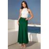 image:imageHybrid amp Company Womens Silky Satin Maxi Skirt  Stretch High Waist Casual amp Office  Made in USAHunter
