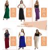 image:imageHybrid amp Company Womens Silky Satin Maxi Skirt  Stretch High Waist Casual amp Office  Made in USANavy