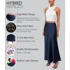 image:imageHybrid amp Company Womens Silky Satin Maxi Skirt  Stretch High Waist Casual amp Office  Made in USANavy