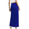 image:imageHybrid amp Company Womens Silky Satin Maxi Skirt  Stretch High Waist Casual amp Office  Made in USARoyal