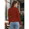 image:imageHybrid amp Company Womens Casual Work Office Elegant Open Front Premium Nylon Blazer JacketJk1135rust