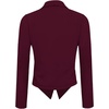 image:imageHybrid amp Company Ruched Sleeve Blazer  Lightweight fabric open front silhouette classic ruched sleeves suitable for office business casual and everyday wearWine9789