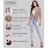 image:imageHybrid amp Company Ruched Sleeve Blazer  Lightweight fabric open front silhouette classic ruched sleeves suitable for office business casual and everyday wearBeige