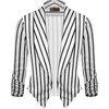 image:imageHybrid amp Company Womens Open Front Blazer10827ivoryBlac