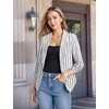 image:imageHybrid amp Company Womens Open Front Blazer10827ivoryBlac