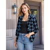 image:imageHybrid amp Company Womens Open Front Blazer11394blkblu