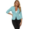 image:imageHybrid amp Company Womens Ponte Cardigan BlazerAqua
