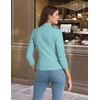 image:imageHybrid amp Company Womens Ponte Cardigan BlazerAqua