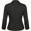 image:imageHybrid amp Company Womens Ponte Cardigan BlazerCharcoal
