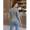 image:imageHybrid amp Company Womens Ponte Cardigan BlazerHeather Grey