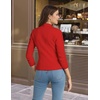 image:imageHybrid amp Company Womens Ponte Cardigan BlazerRed