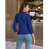 image:imageHybrid amp Company Womens Ponte Cardigan BlazerRoyal