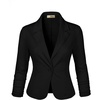 image:imageHybrid amp Company Womens Ponte Cardigan BlazerBlack