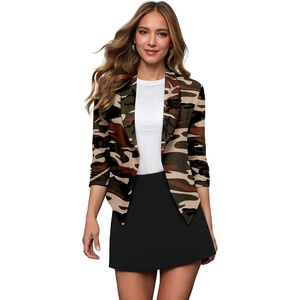 image:imageHybrid amp Company Womens Open Front Blazer10188camouflage