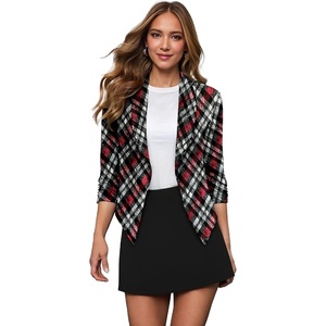 image:imageHybrid amp Company Womens Open Front Blazer462059redmul