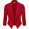 image:imageHybrid amp Company Ruched Sleeve Blazer1073tred