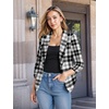 image:imageHybrid amp Company Ruched Sleeve Blazer11396blkivo