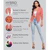 image:imageHybrid amp Company Ruched Sleeve BlazerCoral