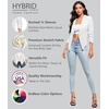 image:imageHybrid amp Company Ruched Sleeve BlazerIvory
