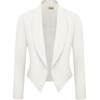 image:imageHybrid amp Company Ruched Sleeve BlazerIvory9789