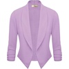 image:imageHybrid amp Company Ruched Sleeve BlazerLilac