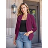 image:imageHybrid amp Company Ruched Sleeve BlazerMagenta