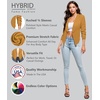 image:imageHybrid amp Company Ruched Sleeve BlazerMustard