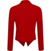 image:imageHybrid amp Company Ruched Sleeve BlazerRed9789