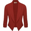 image:imageHybrid amp Company Ruched Sleeve BlazerRustCoppe