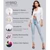 image:imageHybrid amp Company Ruched Sleeve BlazerWhite