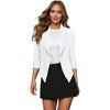 image:imageHybrid amp Company Ruched Sleeve BlazerWhite